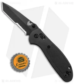Benchmade Mini Griptilian AXIS Lock Knife Black (2.91" Black Serr) 557SBK-S30V 7 Benchmade Mini Griptilian AXIS Lock Knife Black (2.91" Black Serr) 557SBK-S30V -Benchmade Shop Benchmade Mini Griptilian AXIS Lock Black Black Serr 557SBK S30V BHQ 0760 jr bottlecap