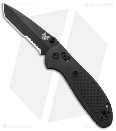 Benchmade Mini Griptilian AXIS Lock Knife Black (2.91" Black Serr) 557SBK-S30V 1 Benchmade Mini Griptilian AXIS Lock Knife Black (2.91" Black Serr) 557SBK-S30V