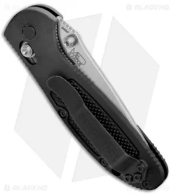 Benchmade Mini Griptilian AXIS Lock Knife Black (2.91" Satin) 556-S30V -Benchmade Shop Benchmade Mini Griptilian AXIS Lock Black Satin 556 S30V BHQ 1721 jr side
