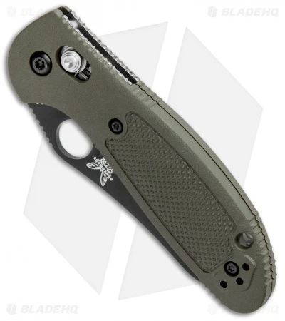 Benchmade Mini Griptilian AXIS Lock Knife Olive Drab (2.91") 555BKOD-S30V 2 Benchmade Mini Griptilian AXIS Lock Knife Olive Drab (2.91") 555BKOD-S30V - Image 2