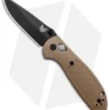 Benchmade Mini Griptilian AXIS Lock Knife Sand (2.91" Black) 556BKSN-154CM
