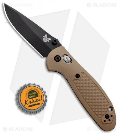 Benchmade Mini Griptilian AXIS Lock Knife Sand (2.91" Black) 556BKSN-154CM 3 Benchmade Mini Griptilian AXIS Lock Knife Sand (2.91" Black) 556BKSN-154CM - Image 3