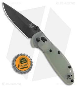 Benchmade Mini Griptilian Limited Edition AXIS Knife Jade G-10 (2.9" Black M4) -Benchmade Shop Benchmade Mini Griptilian Jade G 10 AXIS Lock Black BHQ 174372 jr bottlecap