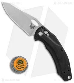 Benchmade Mini Loco AXIS Lock Knife Black G-10 (3.38" Stonewash) 818 -Benchmade Shop Benchmade Mini Loco black G10 sw BHQ 76462 er bottlecap 2