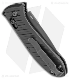 Benchmade 5750BK Mini Presidio II Automatic Knife (3.2" Black) -Benchmade Shop Benchmade Mini Presidio II Auto Black 5750BK BHQ 108953 jr side