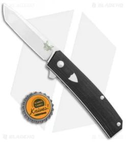 Benchmade Oeser Tengu Flipper Liner Lock Knife Black G-10 (2.77" Satin) 601 -Benchmade Shop Benchmade Oeser Tengu Flipper LL Black G 10 Satin 601 BHQ 104891 jr bottlecap