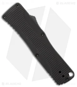 Benchmade Shop -Benchmade Shop Benchmade Om 4850BK D A OTF Automatic Knife Black Alum. 2.5 Black BHQ 118577 LS Side