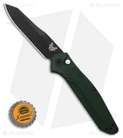 Benchmade Osborne 9400 Automatic Knife Green Aluminum (3.4" Black) -Benchmade Shop Benchmade Osborne 9400 AK Green Aluminum 3in Black BHQ 113245 td size