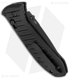 Benchmade 570SBK Presidio II AXIS Lock Folding Knife (3.7" Black Serr) -Benchmade Shop Benchmade Presidio II AXIS Black Serr 570SBK BHQ 51611 jr side