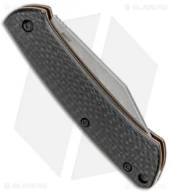 Benchmade Proper Clip Point Slip Joint Knife Carbon Fiber/FDE (2.8" SW) 318-2 -Benchmade Shop Benchmade Proper CP SJ CF FDE SW 318 2 BHQ 97553 jr side