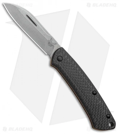 Benchmade Proper Sheepsfoot Slip Joint Knife Carbon Fiber/FDE (2.8" SW) 319-2 1 Benchmade Proper Sheepsfoot Slip Joint Knife Carbon Fiber/FDE (2.8" SW) 319-2
