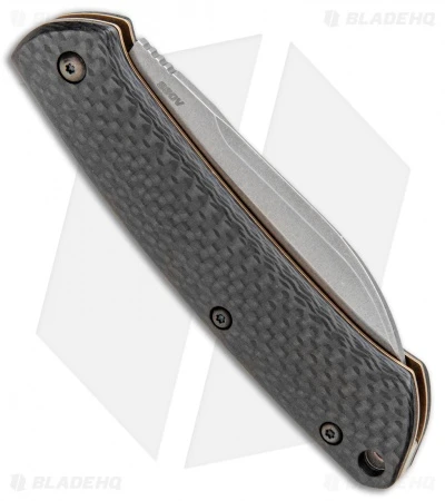 Benchmade Proper Sheepsfoot Slip Joint Knife Carbon Fiber/FDE (2.8" SW) 319-2 3 Benchmade Proper Sheepsfoot Slip Joint Knife Carbon Fiber/FDE (2.8" SW) 319-2 - Image 3