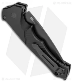 Benchmade Rukus II Automatic Knife (3.4" Black) 9600BK -Benchmade Shop Benchmade Rukus II Automatic Black 9600BK BHQ 74494 jr side