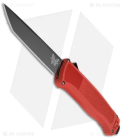 Benchmade Shootout D/E OTF Automatic Knife Mesa Red (3.5" Black DLC) 5370FE-04