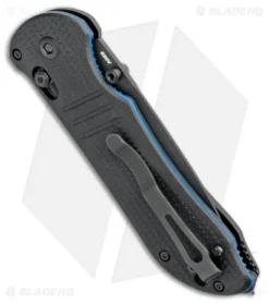 Benchmade 917SBK-1901 Triage Axis Lock Knife Black G-10 (3.4" Black Serr) -Benchmade Shop Benchmade Triage Axis Lock black G 10 Black Serr 917SBK 1901 BHQ 105738 jr side