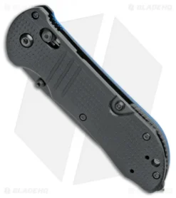 Benchmade 917SBK-1901 Triage Axis Lock Knife Black G-10 (3.4" Black Serr) -Benchmade Shop Benchmade Triage Axis Lock black G 10 Black Serr 917SBK 1901 BHQ 105738 jr spine