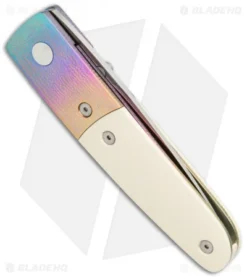 Vintage Benchmade Mel Pardue 850S Liner Lock Knife (2.8" Satin Serr) -Benchmade Shop Benchmade Vintage Mel Pardue LL Serr 850S BHQ 37226 jr side