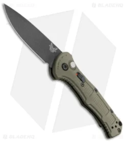 Benchmade Mini Claymore 9570BK-1 Automatic Knife Grivory OD Green (3" Black)