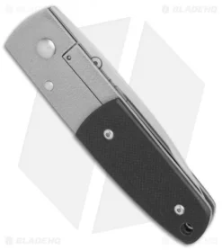 Vintage Benchmade 330 Mel Pardue Knife Ti/Black G-10 (2.4" Satin Serr) -Benchmade Shop Vintage Benchmade 330 Mel Pardue ti black G10 satin serr BHQ 71890 er side