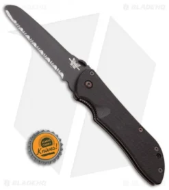 Vintage Benchmade Rescue Stryker Liner Lock Knife (3.625" Satin Serr) 914FSBT -Benchmade Shop Vintage Benchmade Rescue Stryker Liner Lock Knife Satin Serr 914FSBT BHQ 99184 kp bottle cap 2