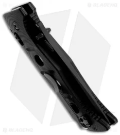 Benchmade Sibert 275BK Adamas AXIS Lock Knife Black G-10 (3.82" Black) -Benchmade Shop benchmade 275sbk sibert adams tactical serr axis lock side 1