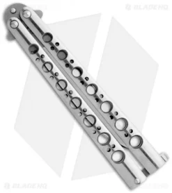 Benchmade 42 Balisong Knife Titanium Butterfly Knife T-Latch (Plain) BM42 -Benchmade Shop benchmade 42 bali song t latch butterfly closed