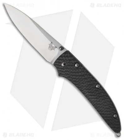Benchmade Shoki 480-1 Knife W/ Carbon Fiber Handle (2.89" Satin) *1st Prod 1 Benchmade Shoki 480-1 Knife W/ Carbon Fiber Handle (2.89" Satin) *1st Prod