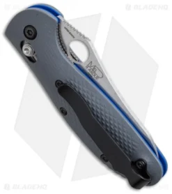 Benchmade Mini Griptilian AXIS Lock Knife Gray/Blue G-10 (2.91" Satin) 555-1 5 Benchmade Mini Griptilian AXIS Lock Knife Gray/Blue G-10 (2.91" Satin) 555-1 -Benchmade Shop benchmade 555 1 side cm 1