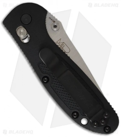 Benchmade Mini Griptilian Tanto AXIS Lock Knife Black (2.91" Satin) 557-154CM 2 Benchmade Mini Griptilian Tanto AXIS Lock Knife Black (2.91" Satin) 557-154CM - Image 2