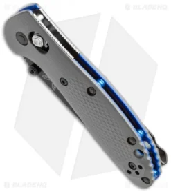 Benchmade Mini Griptilian AXIS Lock Knife Gray/Blue G-10 (2.91" Black) 556BK-1 5 Benchmade Mini Griptilian AXIS Lock Knife Gray/Blue G-10 (2.91" Black) 556BK-1 -Benchmade Shop benchmade 556sbk 1 bottom cm