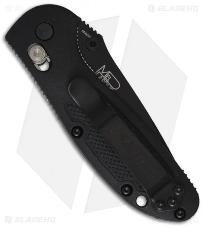 Benchmade Mini Griptilian AXIS Lock Knife Black (2.91" Black Serr) 556SBK 2 Benchmade Mini Griptilian AXIS Lock Knife Black (2.91" Black Serr) 556SBK - Image 2