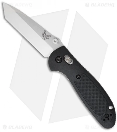 Benchmade Mini Griptilian Tanto AXIS Lock Knife Black (2.91" Satin) 557-154CM 1 Benchmade Mini Griptilian Tanto AXIS Lock Knife Black (2.91" Satin) 557-154CM
