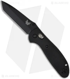 Benchmade Mini Griptilian Tanto AXIS Lock Knife (2.91" Black) 557BK