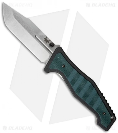 Benchmade Vicar Liner Lock Knife Green/Black G-10 (3.86" Stonewash) 757 1 Benchmade Vicar Liner Lock Knife Green/Black G-10 (3.86" Stonewash) 757