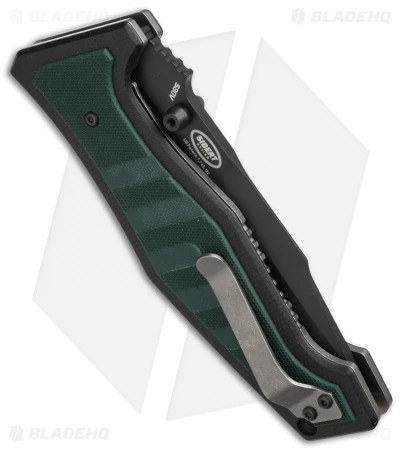 Benchmade Vicar Liner Lock Knife Green/Black G-10 (3.86" Black) 757BK 2 Benchmade Vicar Liner Lock Knife Green/Black G-10 (3.86" Black) 757BK - Image 2