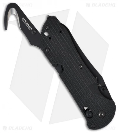 Benchmade Triage AXIS Lock Knife Black G-10 (3.5" Satin Serr) 916S 4 Benchmade Triage AXIS Lock Knife Black G-10 (3.5" Satin Serr) 916S - Image 4
