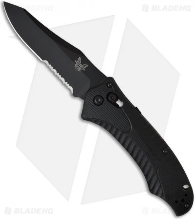 Benchmade 9555SBK Rift Automatic Knife (3.67" Black Serr) 1 Benchmade 9555SBK Rift Automatic Knife (3.67" Black Serr)