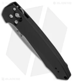 Benchmade Arcane Flipper AXIS-Assist Knife Black (3.2" Satin Serr CPM-S90V) 490S -Benchmade Shop benchmade amicus flipper 490s bottom cm