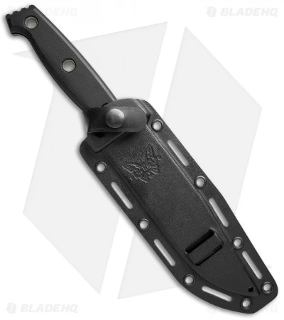 Benchmade Sibert Arvensis Knife Black G-10 (6.44" Black Serr) 119SBK 2 Benchmade Sibert Arvensis Knife Black G-10 (6.44" Black Serr) 119SBK - Image 2