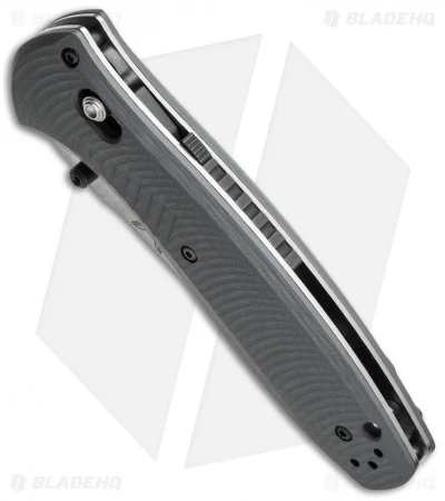 Benchmade Barrage AXIS-Assist Knife Gray G-10 (3.6" Satin) 580-2 2 Benchmade Barrage AXIS-Assist Knife Gray G-10 (3.6" Satin) 580-2 - Image 2