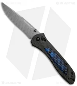 Benchmade Gold Class 710-141 Knife Carbon Fiber C-Tek (3.9" Damasteel)