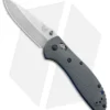Benchmade Griptilian AXIS Lock Knife Gray/Blue G-10 (3.45" Satin) 551-1