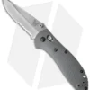 Benchmade Griptilian AXIS Lock Knife Gray/Blue G-10 (3.45" Satin Serr) 551S-1