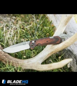 Benchmade Grizzly Creek Folder AXIS Lock Knife W/ Hook (3.5" Satin) 15060-2 -Benchmade Shop benchmade grizzly creek 15060 2 BHQ 21346 antlers dl