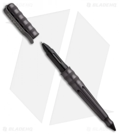 Benchmade Pen & Tactical Defense Tool W/ Black Ink Grey Aluminum 1100-2 2 Benchmade Pen & Tactical Defense Tool W/ Black Ink Grey Aluminum 1100-2 - Image 2
