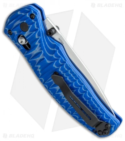 Benchmade Volli AXIS-Assist Knife Blue G-10 (3.26" Satin) 1000001-1601 3 Benchmade Volli AXIS-Assist Knife Blue G-10 (3.26" Satin) 1000001-1601 - Image 3